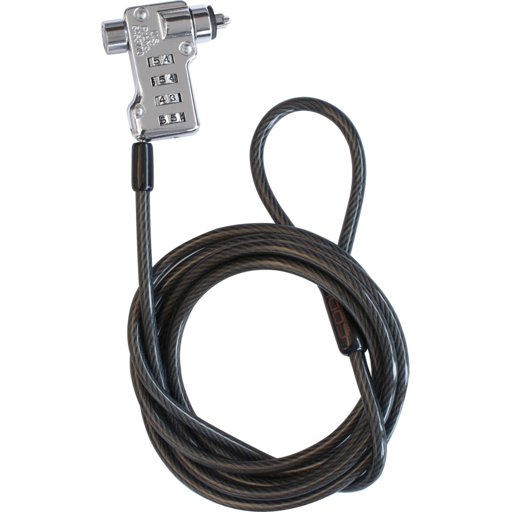 CODi 4 Digit Combination Cable Lock - 6 ft (0.20in Dia) Cable - 4-digit - A02003 MPN:A02003