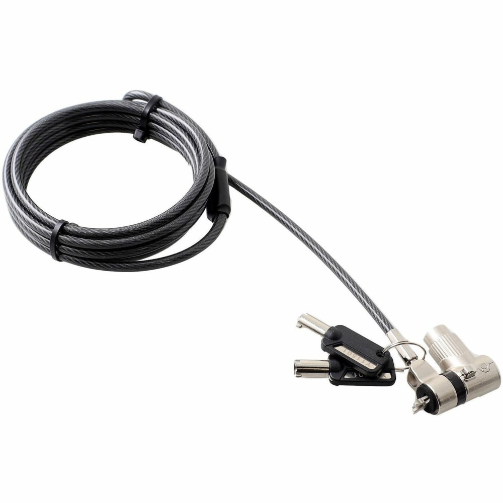 CODi Universal 3-in-1 Keyed Cable Lock - Compatible with; Standard T-bar security slot, Noble security slot & Nano security slot MPN:KL2090