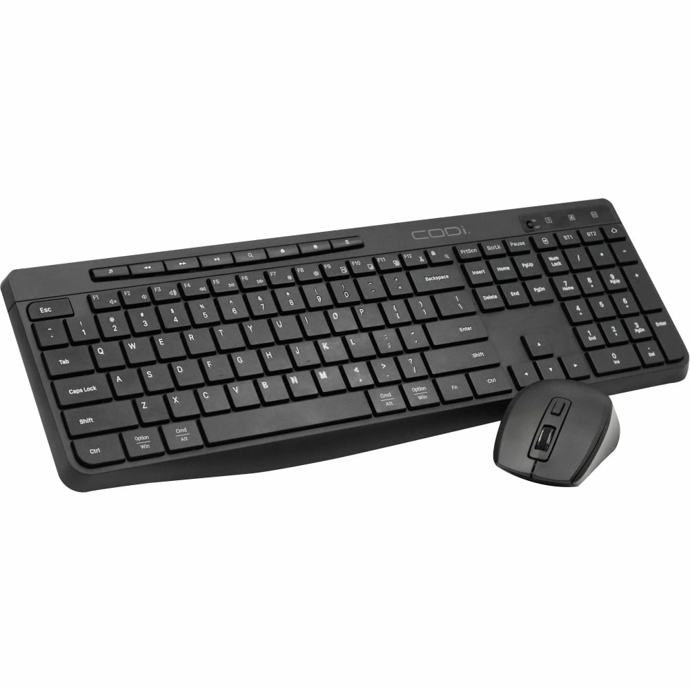 CODi Triple Connection Multi-Device Keyboard and Mouse Combination - Rechargeable USB-C charging connection MPN:KM-2B1W-R