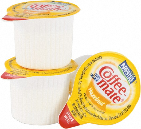 Pack of (50) Hazelnut Liquid Creamer MPN:NES35180BX - Pkg Qty 50