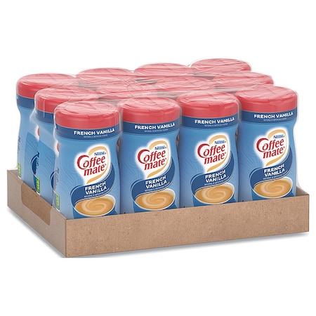 Non-Dairy Powdered Creamer, French Vanilla, 15 oz Canister, PK12 MPN:35775