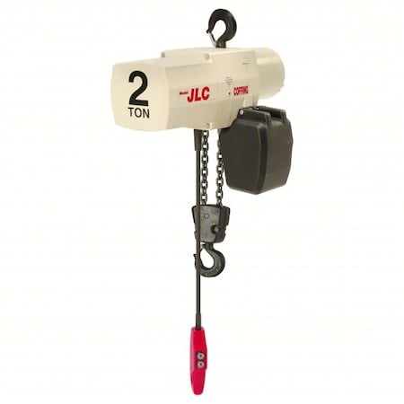 Electric Chain Hoist, 2000 lb cap. MPN:JLCCT2016115