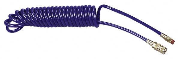 Coiled & Self Storing Hose: 1/4