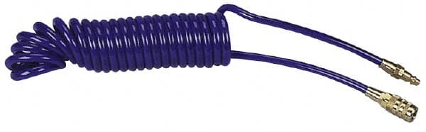 Coiled & Self Storing Hose: 1/4