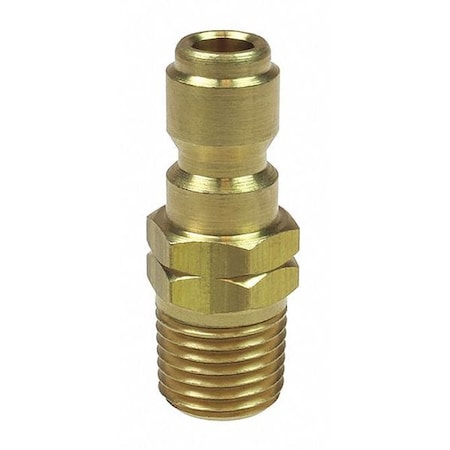 Straight Through Connector Brass 1/4