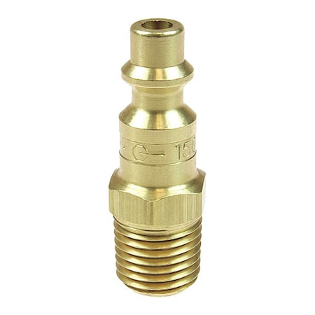 Industrial Connector MPT Brass 1/4
