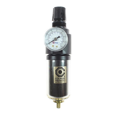 F/R Duo W/Drain Gage Metal Bowl Sight Glass 5 Micron Element 3/8