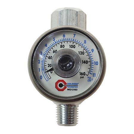 In-Line Flow Regulator W/Gauge 1/4