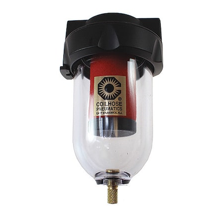 Coalescing Filter W/Automatic Drain Metal Bowl 3/8