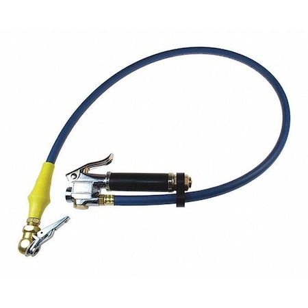 Inflator Gauge Bleeder Clip-On Chuck 10-90PSI MPN:TGC103