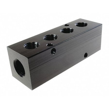 4 Port 3/8X1/4 ALUM. Manifold MPN:3043