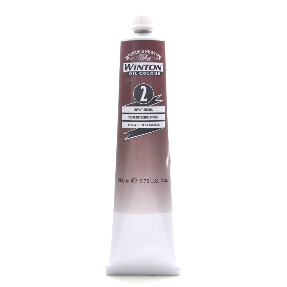 Winsor & Newton Winton Oil Colors, 200 mL, Burnt Sienna, 2 MPN:1437074