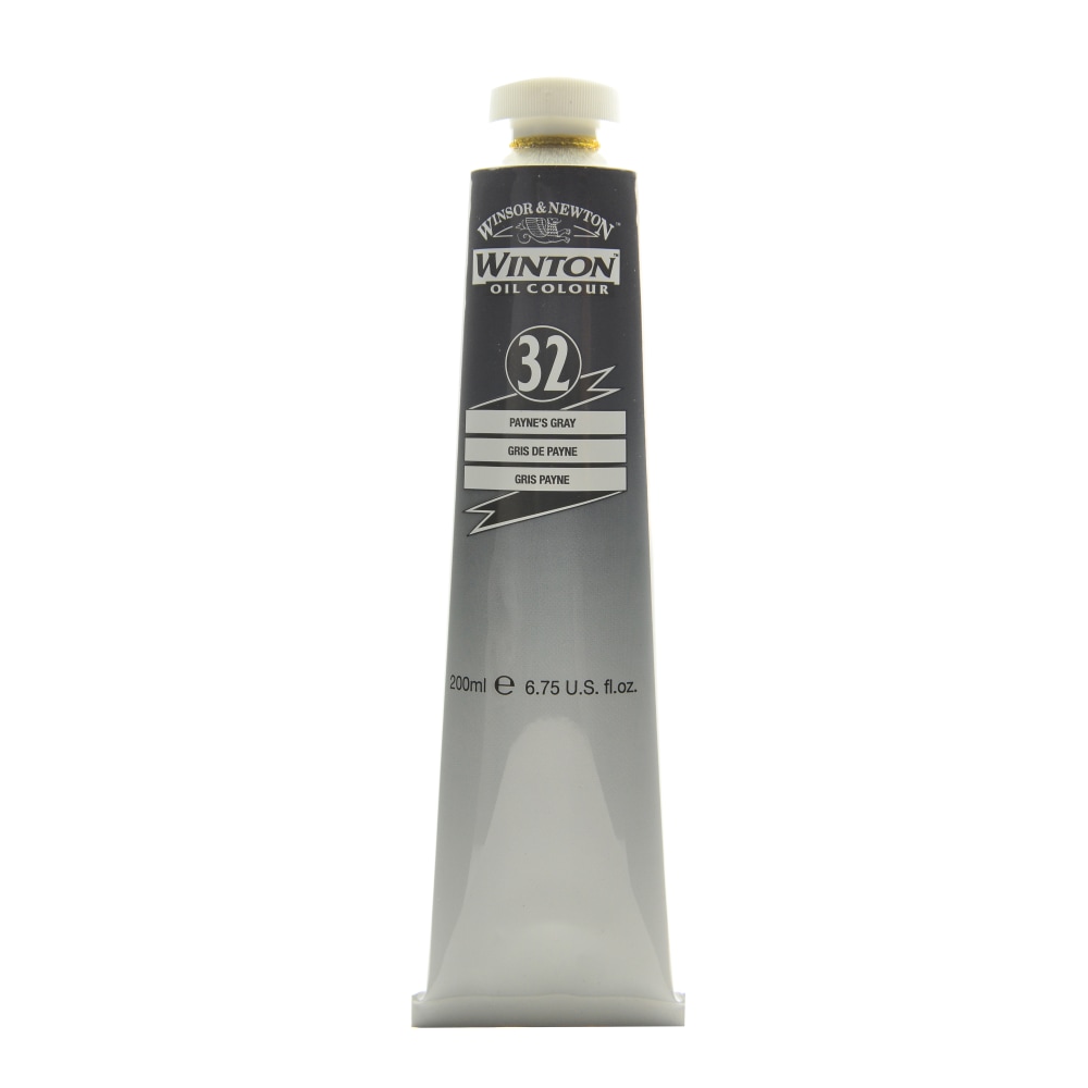 Winsor & Newton Winton Oil Colors, 200 mL, Paynes Gray, 32 MPN:1437465
