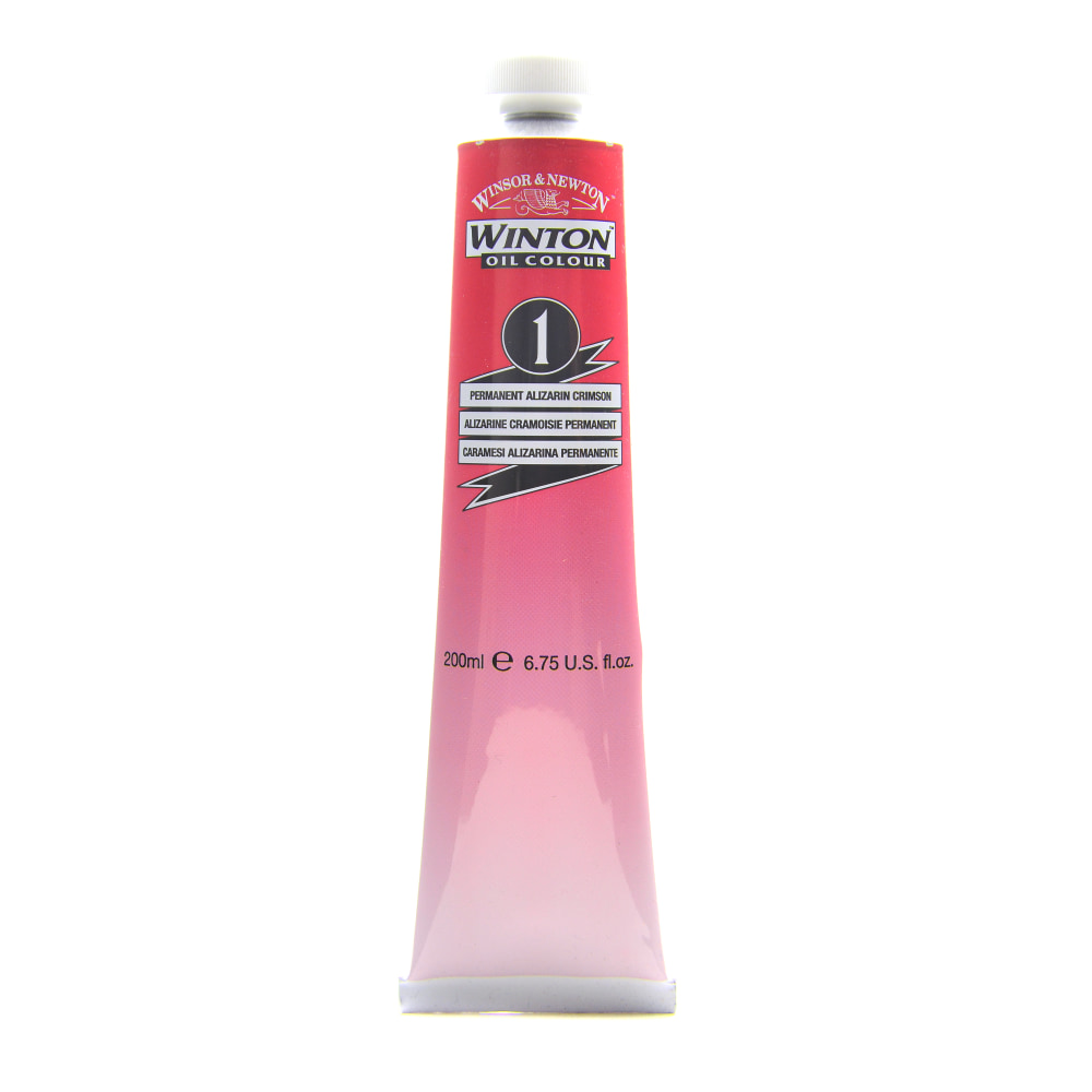 Winsor & Newton Winton Oil Colors, 200 mL, Permanent Alizarin Crimson, 1 MPN:1437468