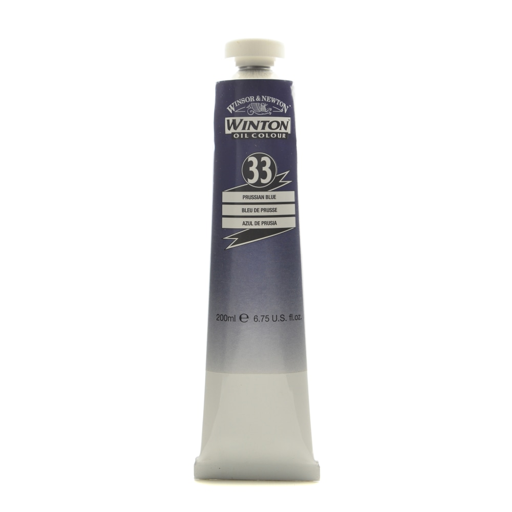 Winsor & Newton Winton Oil Colors, 200 mL, Prussian Blue, 33 MPN:1437538