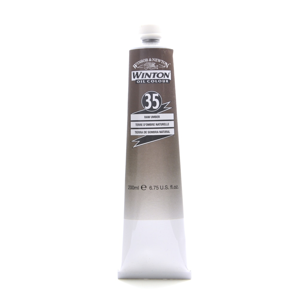 Winsor & Newton Winton Oil Colors, 200 mL, Raw Umber, 35 MPN:1437554