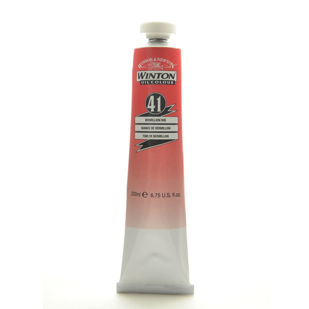 Winsor & Newton Winton Oil Colors, 200 mL, Vermilion Hue, 42 MPN:1437682