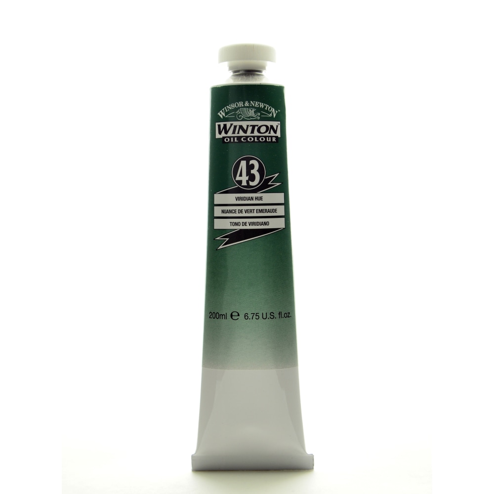 Winsor & Newton Winton Oil Colors, 200 mL, Viridian Hue, 43 MPN:1437696
