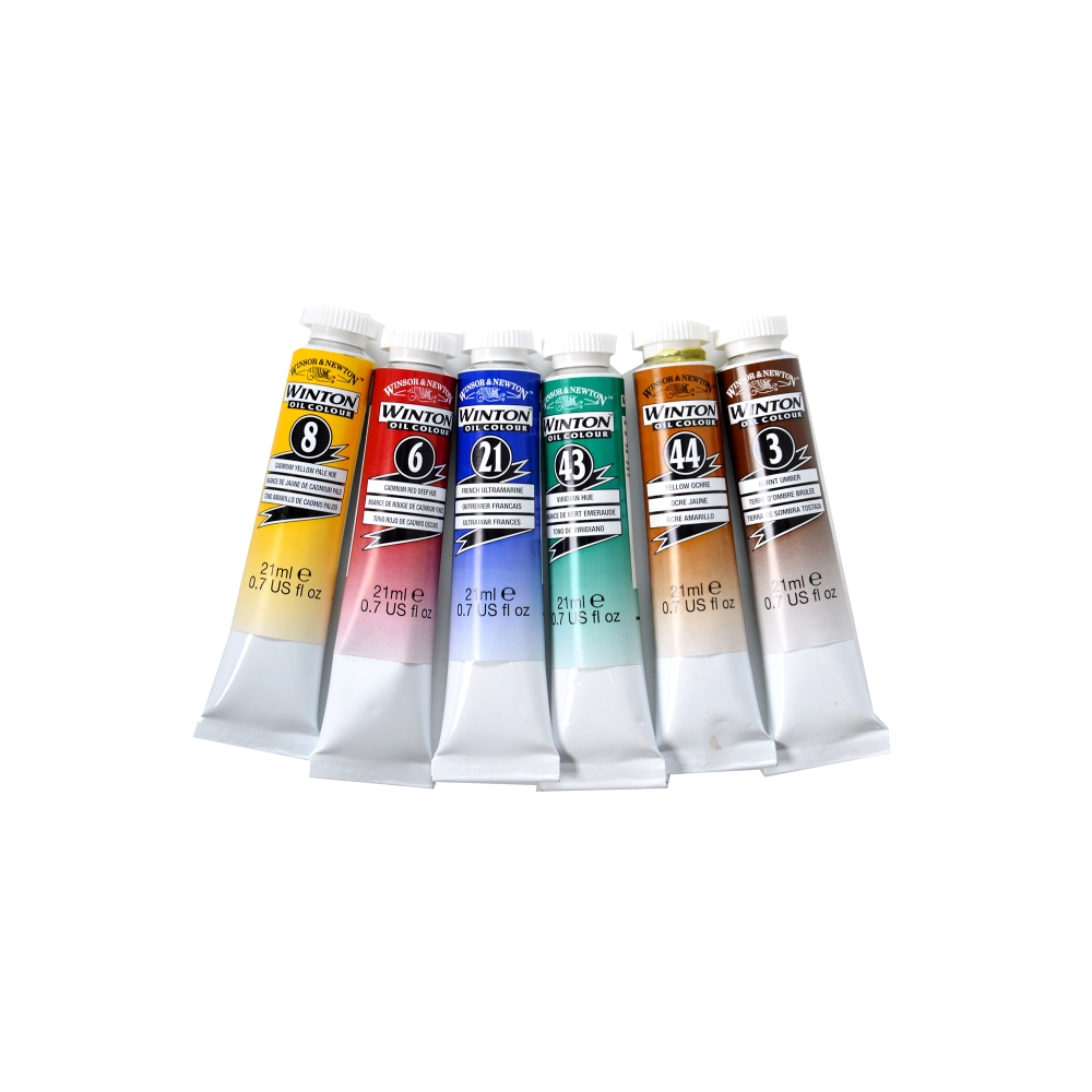 Winsor & Newton Winton Oil Color Intro Set, 21 mL, Set Of 6 MPN:1490617