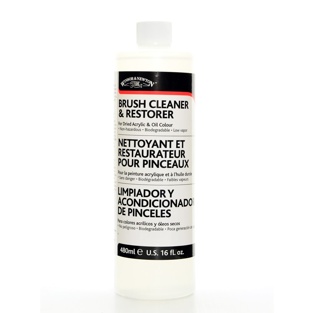 Winsor & Newton Brush Cleaner And Restorer, 474 mL MPN:3250895