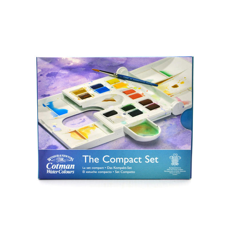 Winsor & Newton Cotman Watercolor Compact Set, Set Of 14 MPN:0390083
