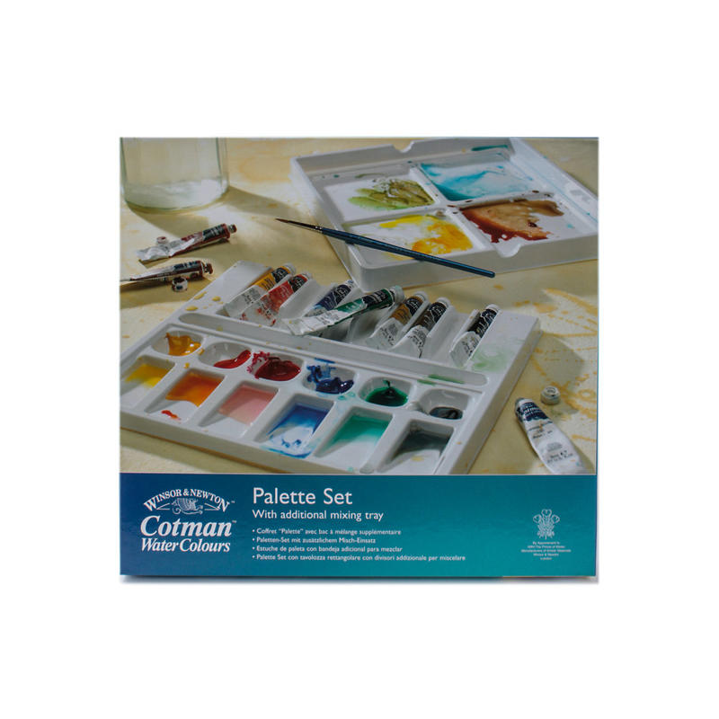 Winsor & Newton Cotman Watercolor Palette Set, 0.27 Oz, Set Of 10 MPN:0390646