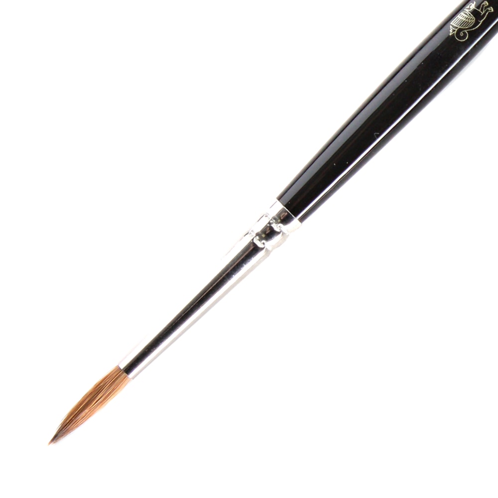 Winsor & Newton Series 7 Kolinsky Sable Pointed Round Paint Brush, Sable Hair, Black Size 3 MPN:5007003