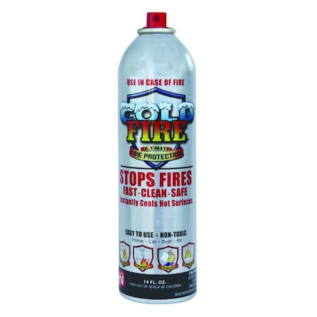 Fire Extinguishing Spray (aerosol can), 12 oz Capacity, Class ABDK, UL RatingA:B MPN:CF30212