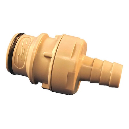 Straight, Polypropylene, Barbed 5/8 in MPN:HFC171012