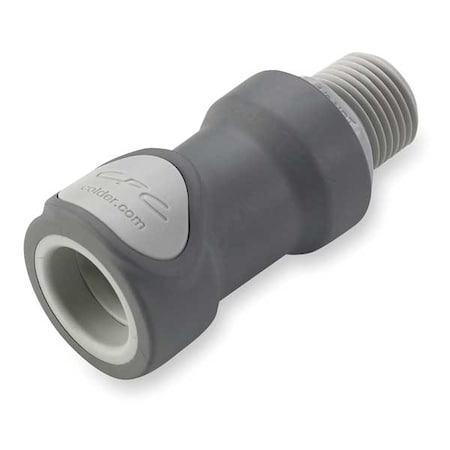 Straight, Polypropylene, MNPT 1/2 in MPN:NS6D10008
