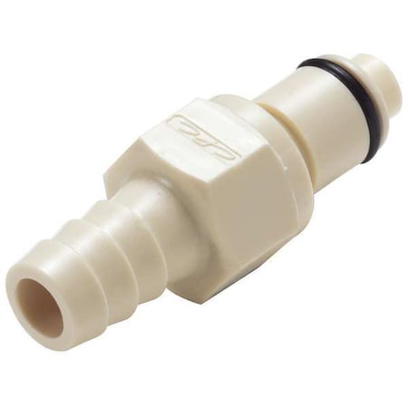 Straight, Polypropylene, Barbed 1/4 in MPN:PLC2200412