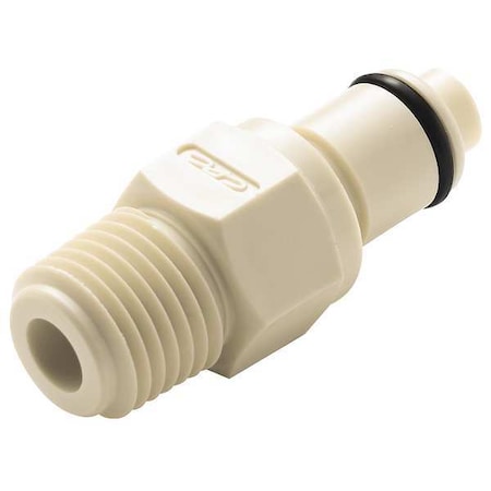 Straight, Polypropylene, MNPT 1/4 in MPN:PLC2400412