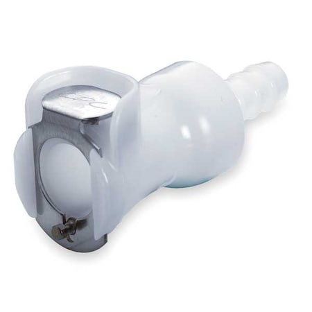 Inline Coupler, Acetal, Shut-Off, Barbed MPN:PLCD17005
