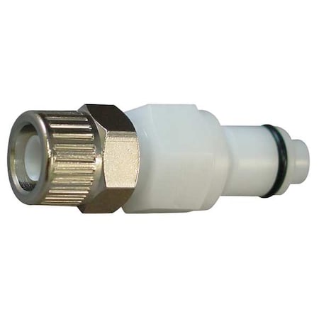 Inline Insert, Acetal, Shut-Off, PTF, 1/4