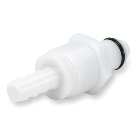 Panel Mount Insert, Acetal, Shut-Off, Barbd MPN:PLCD42005