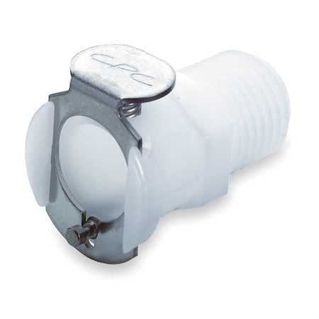Inline Coupler, Acetal, Shut-Off, MNPT MPN:PMCD1002