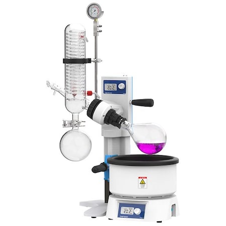 RV-200-2-120 Manual Lift Rotary Evaporator, 2 L; 120 VAC MPN:5241192