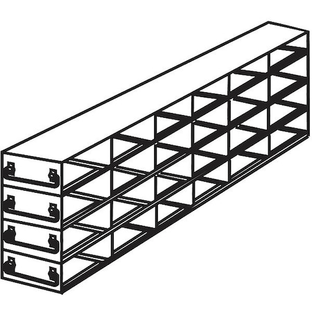 Freezer Rack, for 96 Deep Well Plates, SS MPN:RDDP64A