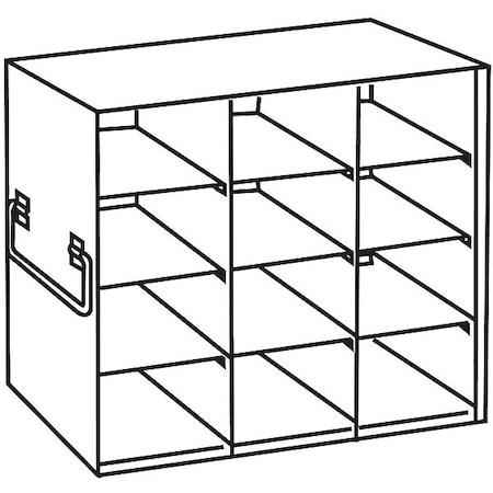 Freezer Rack, for 100 Place 2in Box, SS MPN:RFH34A