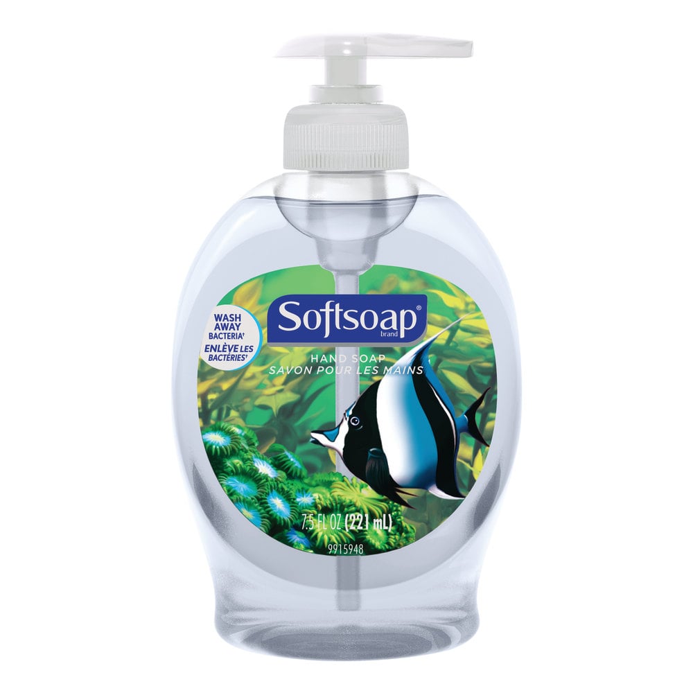 Softsoap Aquarium Design Liquid Hand Soap, Light, Fresh Scent, 7.5 Oz Pump Bottle (Min Order Qty 25) MPN:26800