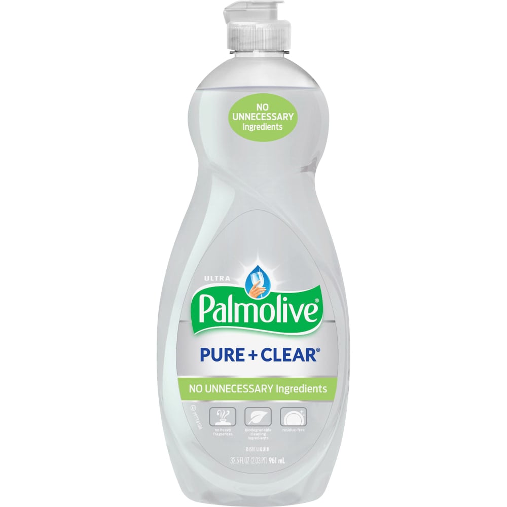 Palmolive Pure and Clear Ultra Dish Soap, Fragrance-free, 32.5 Oz, Clear, 1 Each MPN:US04272A