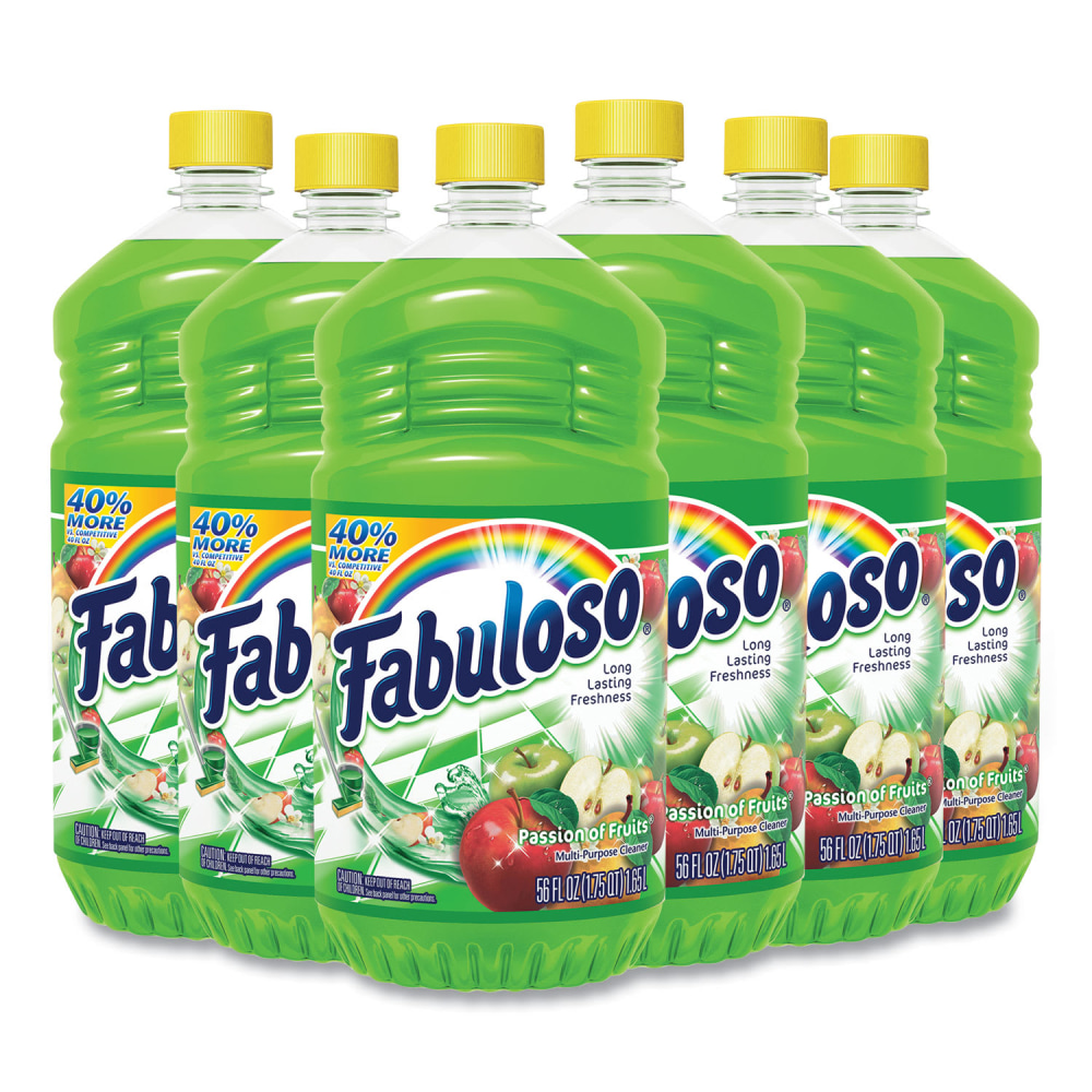 Fabuloso Multi-use Cleaner, Passion Fruit Scent, 56 oz, Bottle, 6/Carton MPN:153043