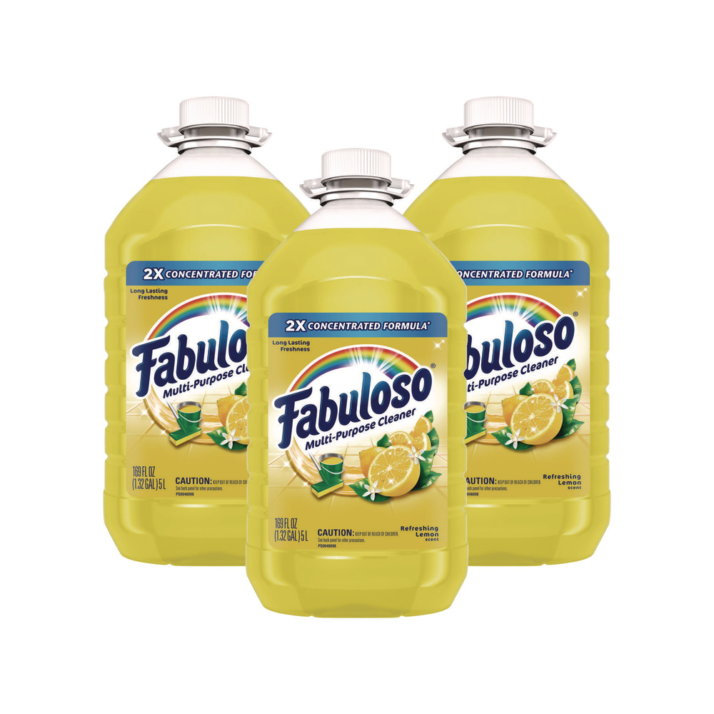 Fabuloso Multi-use Cleaner, Lemon Scent, 169 oz Bottle, 3/Carton MPN:61037885