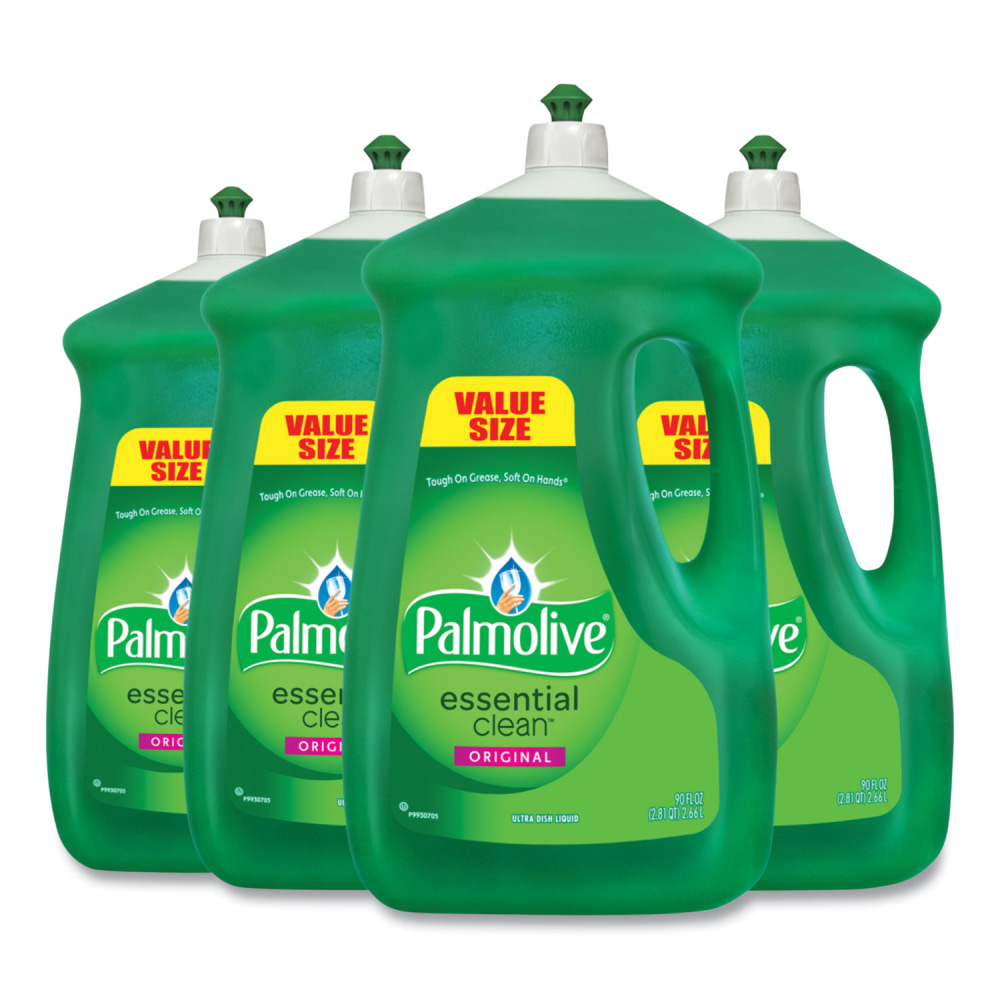 Palmolive Dishwashing Liquid, Original Scent, Green, 90 oz Bottle, 4/Carton MPN:146157