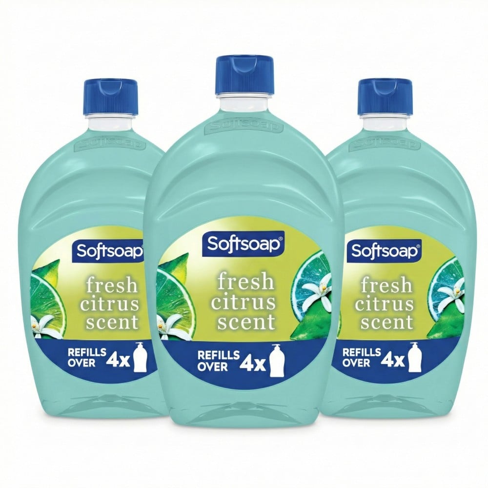 Softsoap Antibacterial Liquid Hand Soap, Fresh Citrus Scent, 50 Oz, Total Qty 3 MPN:61048193CA
