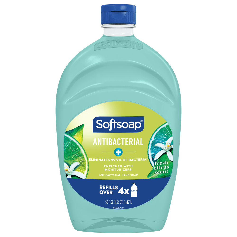 Softsoap Antibacterial Liquid Hand Soap Refill, Fresh Citrus, 50 Oz, Green MPN:US05266AEA