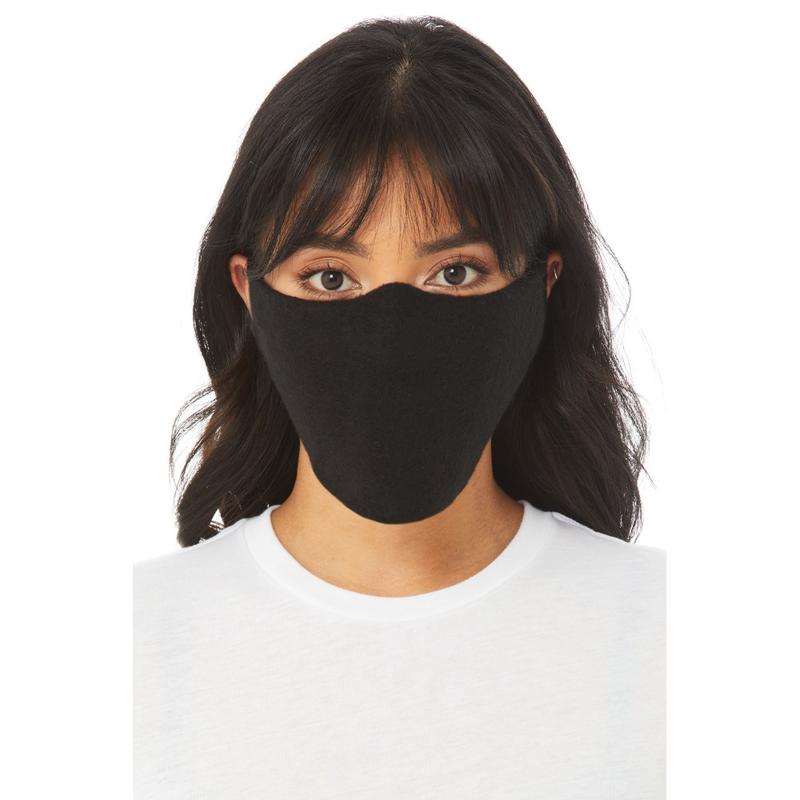 Bella + Canvas Cloth Face Coverings, Black, Pack Of 10 (Min Order Qty 6) MPN:SF323