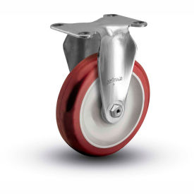 Colson® 2 Series Rigid Plate Caster 2.04408.944 - Polyurethane on Polyolefin 4
