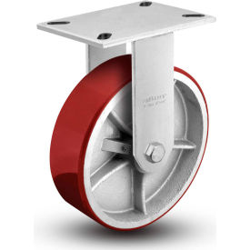 Colson® 7 Series Rigid Plate Caster 7.08688.979.7 LH10.5 - Mold-On Polyurethane 8