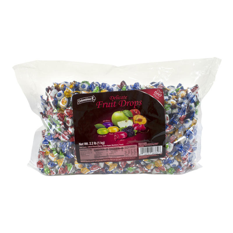Colombina Mini Fruit-Filled Hard Candy Assortment, 2.2-Lb Bag MPN:269-00002